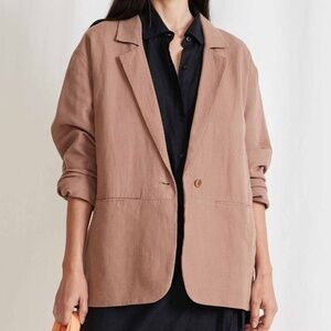 APIECE APART oversized blazer in Deep Khaki size S